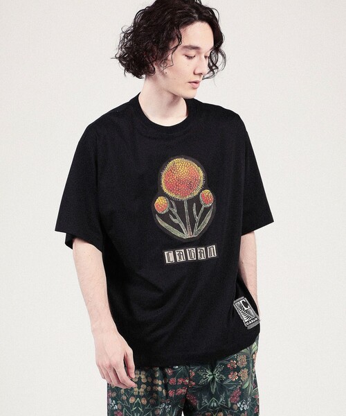 CABaN スビンコットン パレルモプリントTシャツ