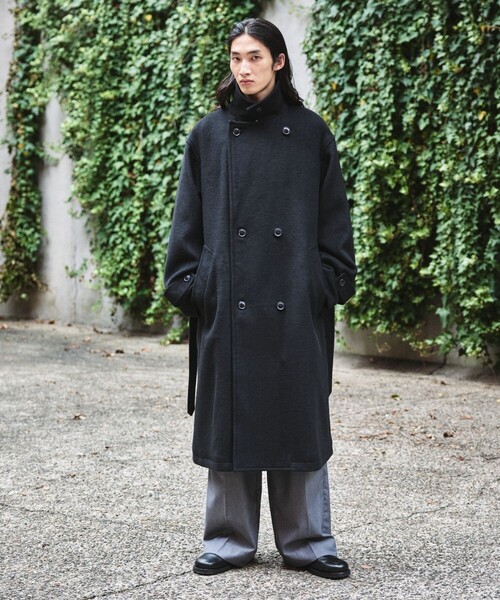 専用 HUTTON PLACE ダブルブレストコート ブラック 専用 HUTTON PLACE