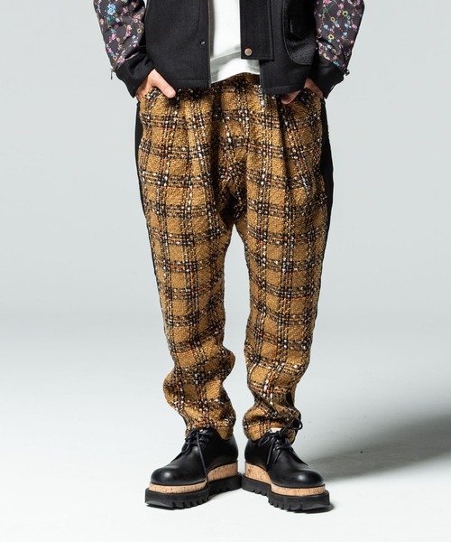 glamb（グラム）の「Fancy tweed pants / ファンシーツイードパンツ