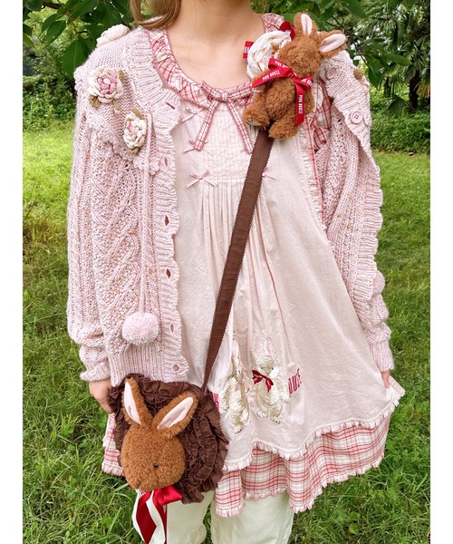 P35 ピンクハウス 50th コサージュ PINK HOUSE×アトリエ染花