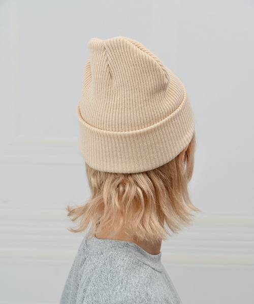 UNDERCOVER クリーム ニット帽 ビーニー GU公式 | ニットキャップ