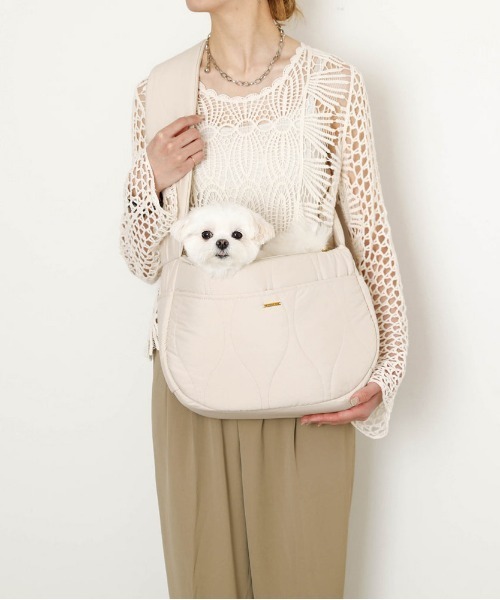 moncheri（モンシェリ）の「キルティングスリング メッシュカバー付