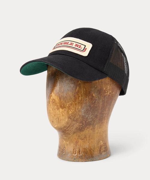 ロゴパッチ デニム トラッカー キャップ（キャップ）｜RRL（ダブル