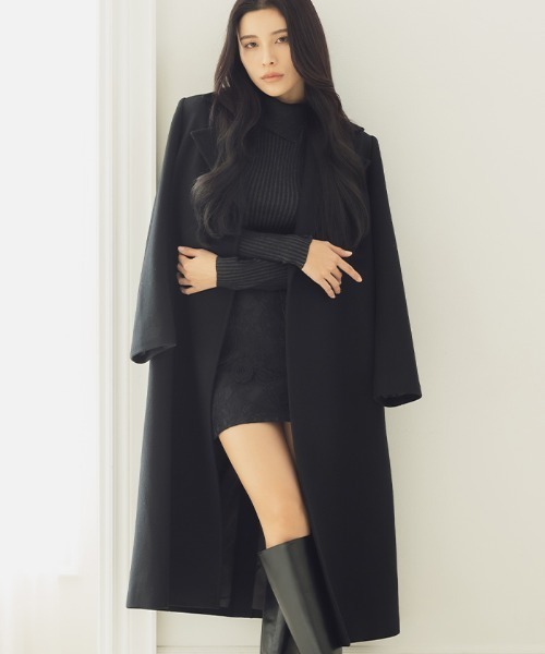 AMBIENT（アンビエント）の「メルトンウールラップコート（チェスター