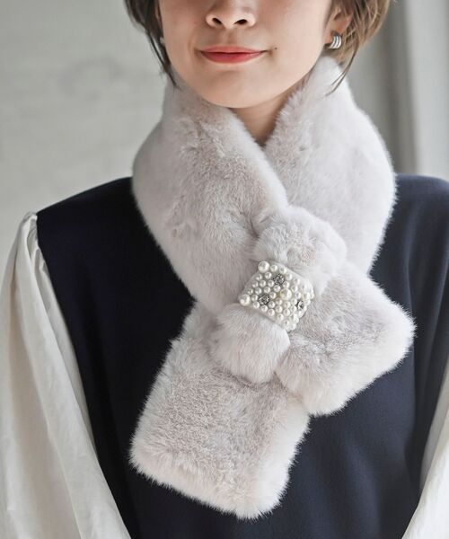 Rene ルネ ファーティペット マフラー Reneルネ ファーマフラー