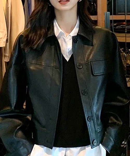 Bernings Sho 合皮 レザージャケット Bernings Sho 合皮 レザージャケット