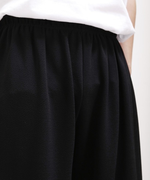 希少】Y's ワイズ ルーズ ガウチョ パンツ ブラック黒 L イージー