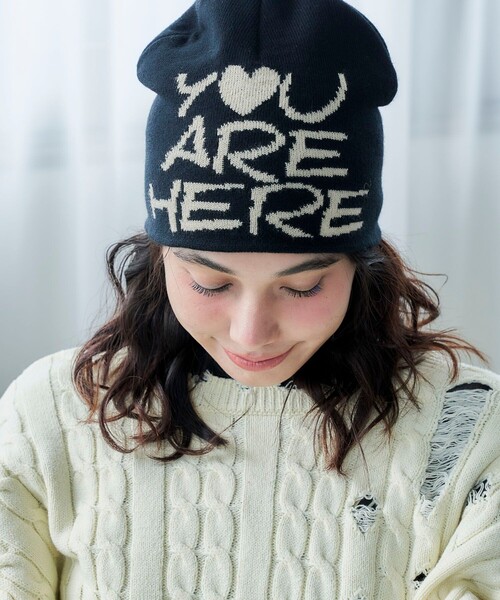 セール】ジャガードビーニー / ニットキャップ（ニットキャップ