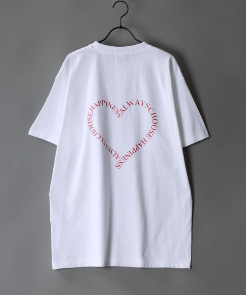 RILY ハートロゴ Tシャツ ホワイト 白 RILY ハートロゴ Tシャツ