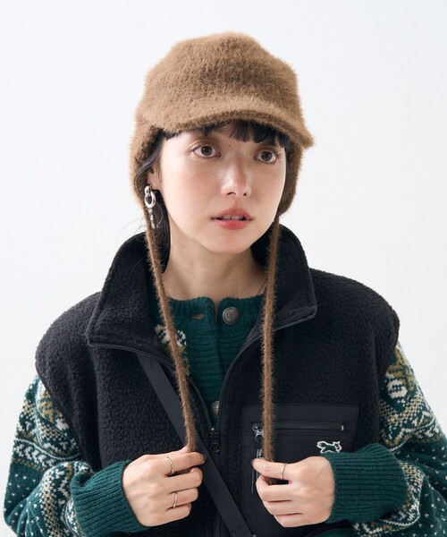 最終値下げ etre tokyo ヘザートーンフライトニットキャップ 最終