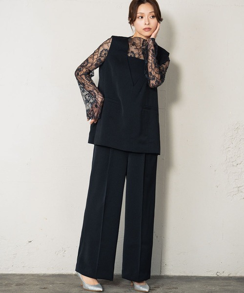 girl（ガール）の「[低身長/大きいサイズあり]パンツドレス セパレート