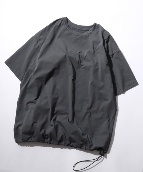 COOL THROUGH Function T-shirt/接触冷感 速乾 ドローコード オーバー