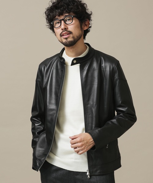 Schott NANO universe 別注レザージャケット ナノユニバース レザー