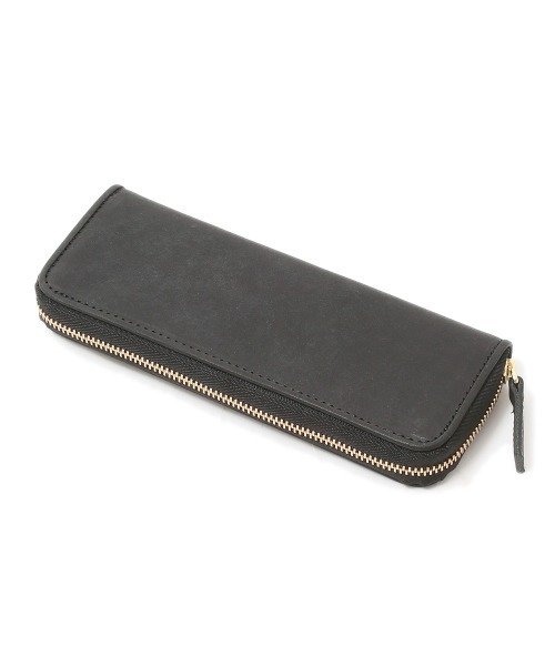 sot (ソット) 公式 プエブロレザー ラウンドファスナー ペンケース