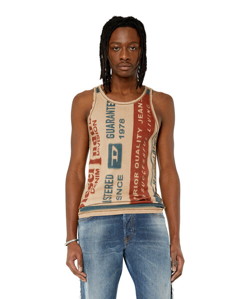 Y2K 00s grunge DIESEL ディーゼル グランジ タンクトップ DIESEL