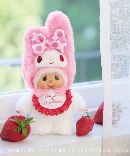 Monchhichi / モンチッチ 】 マイメロディ x ちむたん ＆クロミ x