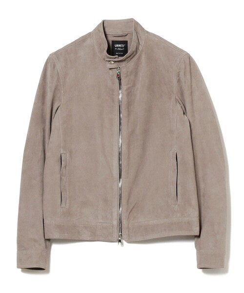 EMMETI / 別注 JURI BEAMS3 スエード シングル ライダースジャケット