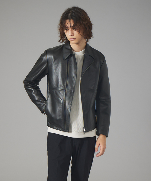 レザージャケット 人気 アバハウス ABAHOUSE メンズ 羊革 ラムレザー