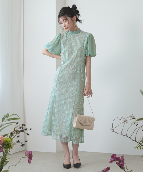 Kana（カナ）の「パフスリーブ レース マーメイドライン パーティー