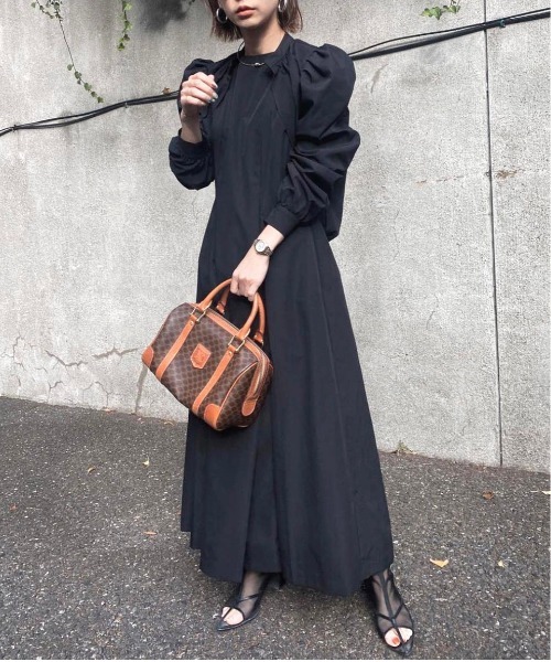 Ameri（アメリ）の「PUFF SLEEVE SET UP DRESS（ワンピース）」 - WEAR