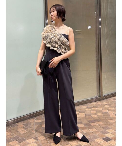 LADYチュールオフショルパンツドレス（パンツドレス）｜LAGUNAMOON