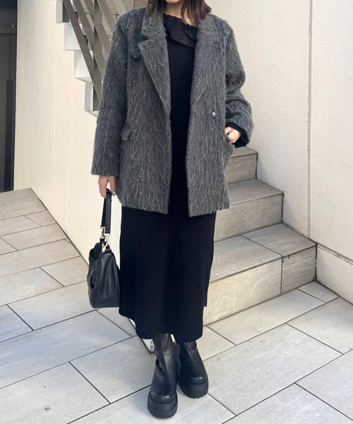 Chico（チコ）の「【お気に入り登録1万件！】シャギージャケットコート