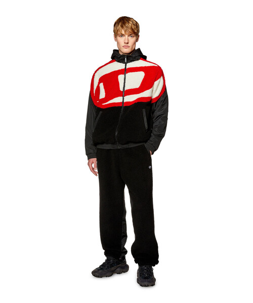 DIESEL（ディーゼル）の「メンズ ジャケット ボア ナイロン ミックス