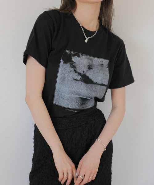 セール】グラフィックプリントT／graphic print T 半袖 クルーネック