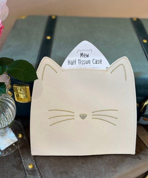 axes femme（アクシーズファム）の「猫ティッシュケース（収納グッズ