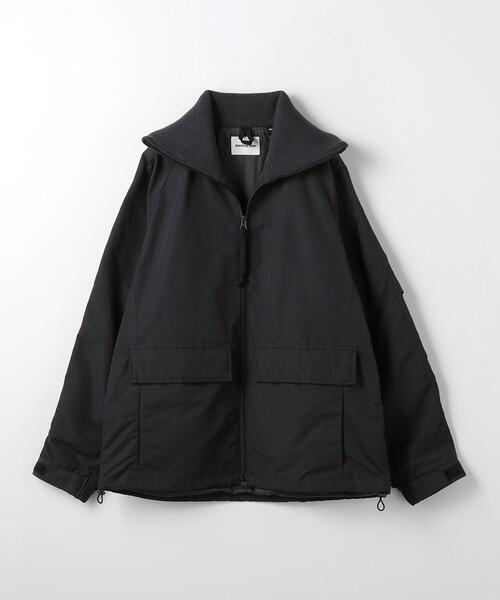 monkey time コーデュラ ナイロングログランニット カラー ジャケット