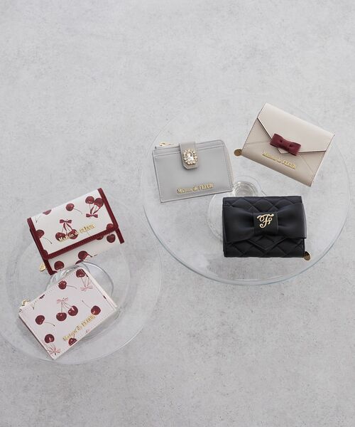 メゾンドフルール チェリー 財布 さくらんぼ ピンク Maison de FLEUR