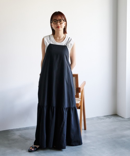 ROSE BUD（ローズバッド）の「ギャザーキャミワンピース（ワンピース