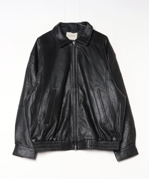 ジーンズファクトリークローズ] ラムレザーボンバージャケット JEANS