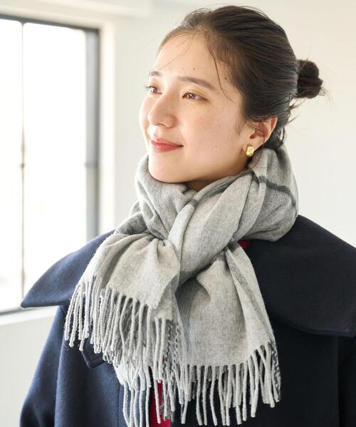 ジョンストンズ 中判 マフラー スカーフ グレースチュワート タータン