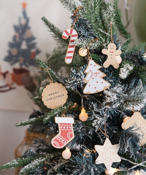 クリスマス ウッドオーナメント(モチーフ)（コスチューム/パーティー