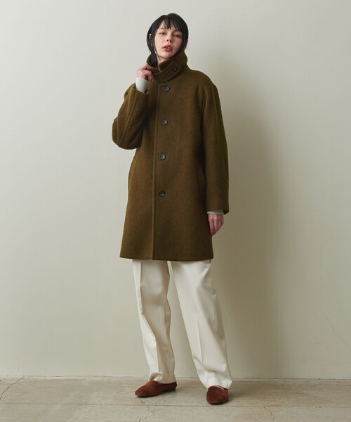 美品】Steven Alan シャギーミドルコート モカ Mサイズ Amazon