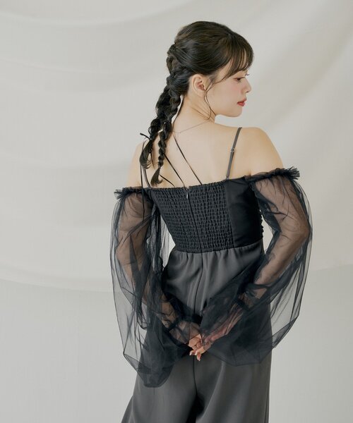 SALON byChico】フロントリボンドッキングコンビネゾン/オケージョン