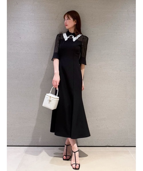 SNIDEL（スナイデル）の「ダブルカラーマーメイドドレス（ワンピース