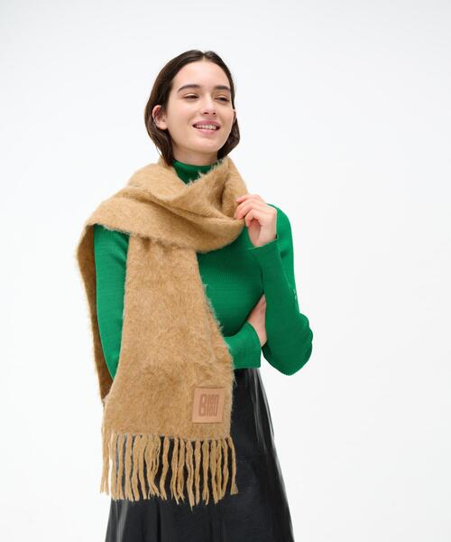 LANVIN en Bleu ニットワッチ カシミヤ ブラウン LANVIN en Bleu