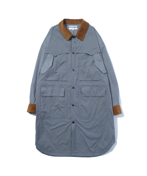 デザインエフ 新作 今期 ヘリンボーンカバーオール ベージュ design f