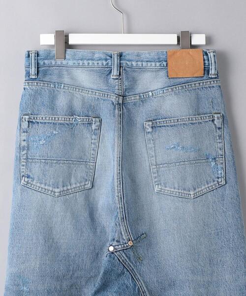 ガンリュウ ライトブルー サルエルパンツ デニム ガンリュウライト