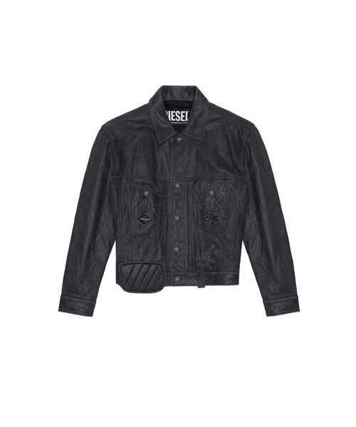 DIESEL（ディーゼル）の「メンズ レザージャケット（ライダース