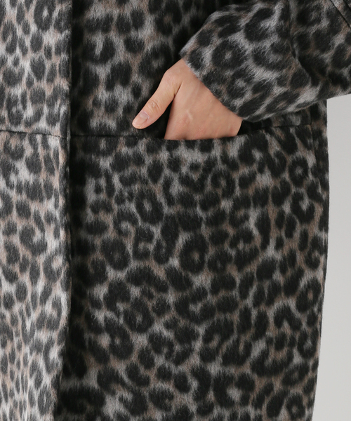 限定価格 スピックアンドスパン ♡ レオパードシャギーバル カラー