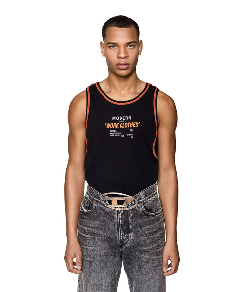 DIESEL グレー タンクトップ サイズS Diesel メンズ タンクトップ