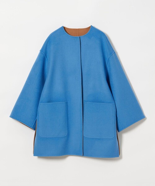 バイカラー リバー ミドルコート（ノーカラーコート）｜UNITED ARROWS