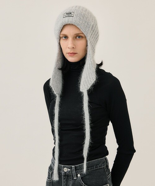 Cycle/サイクル 】DRAW CODE MOHAIR KNIT CAP/ドローコードモヘア