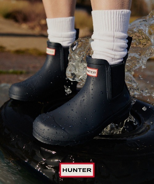 HUNTER/ハンター WOMENS ORIGINAL CHELSEA チェルシー 防水 レイン