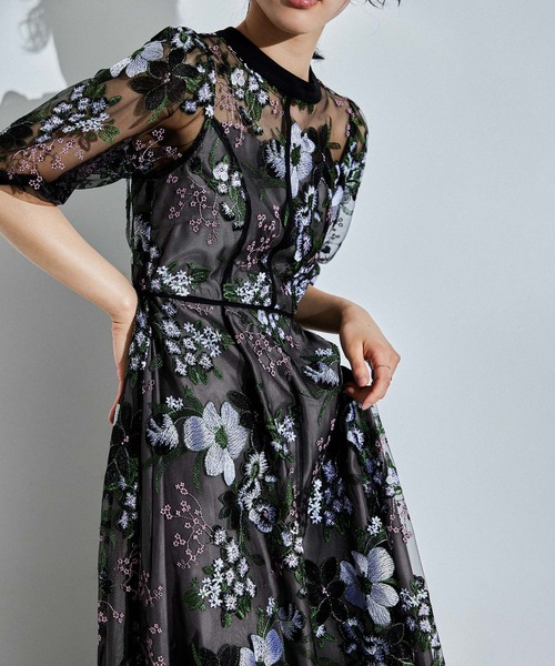 FRAY I.D コードエンブロイダリードレス FRAY I.D コードフラワー