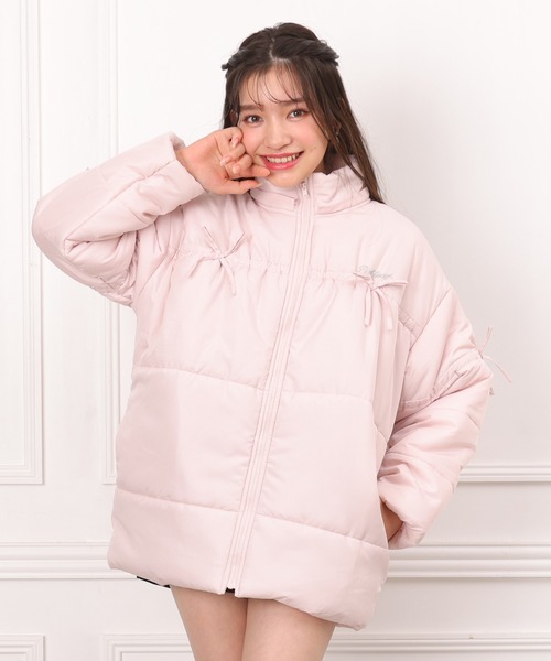 PINKHUNT ピンクハント リボン中綿アウター 0803K（ダウンジャケット