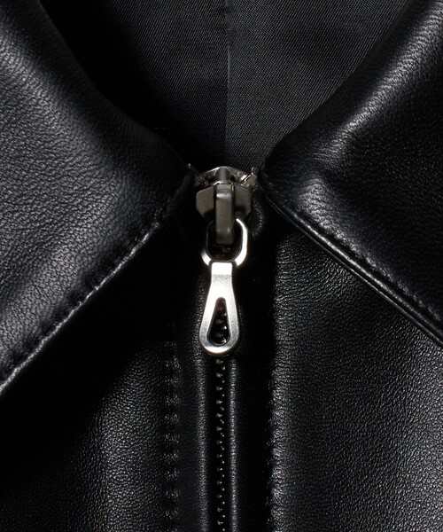 シープレザー ジップ ブルゾン（その他アウター）｜BEAUTY&YOUTH